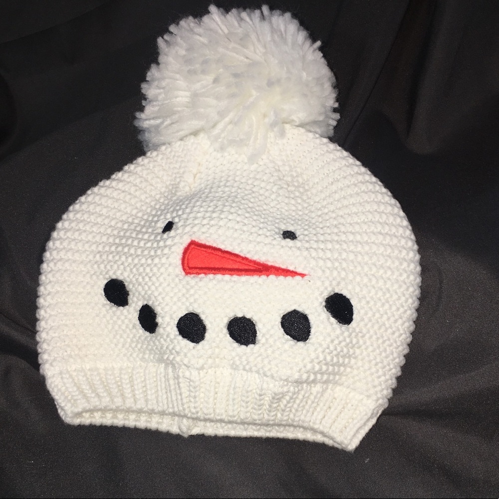 Snowman hat - 6-9 mo. So cute!!